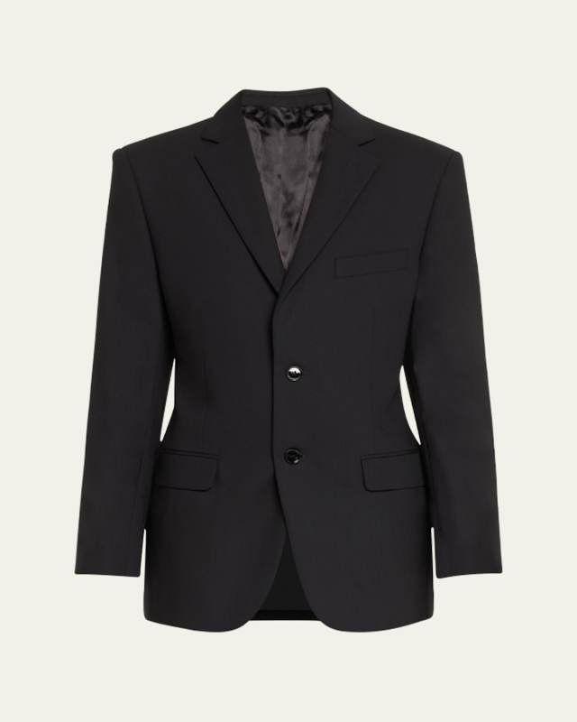 Hourglass Wool Blazer