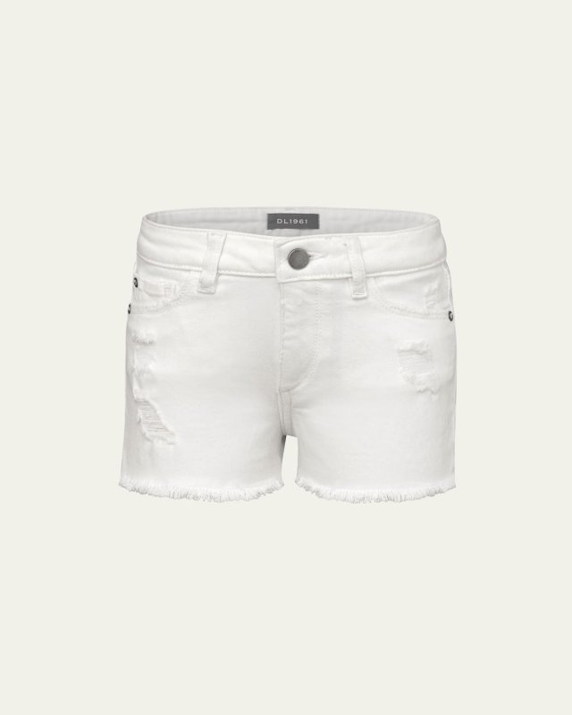 Girl's Lucy Cut Off Denim Shorts, Size 7-