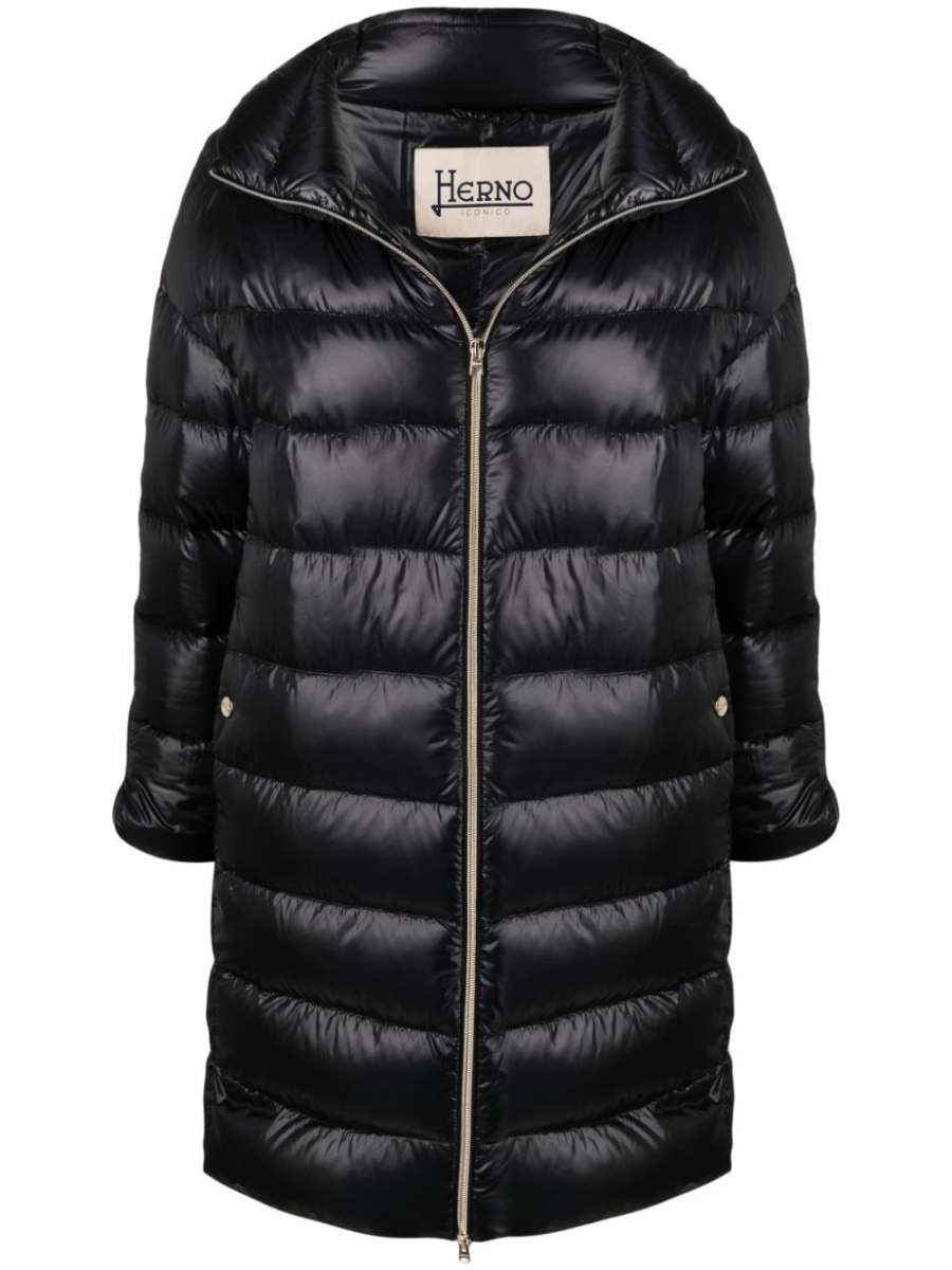 padded zip-up coat