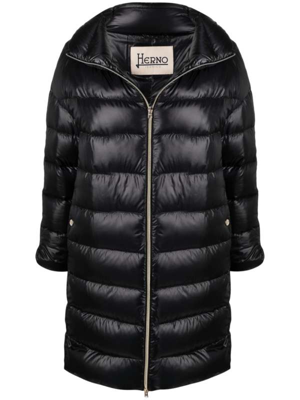 padded zip-up coat