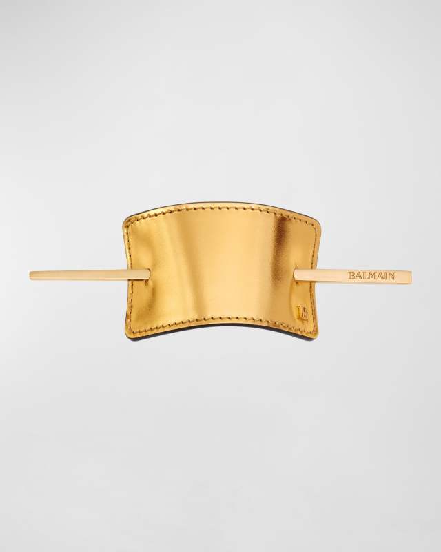 Leather Hair Barrette