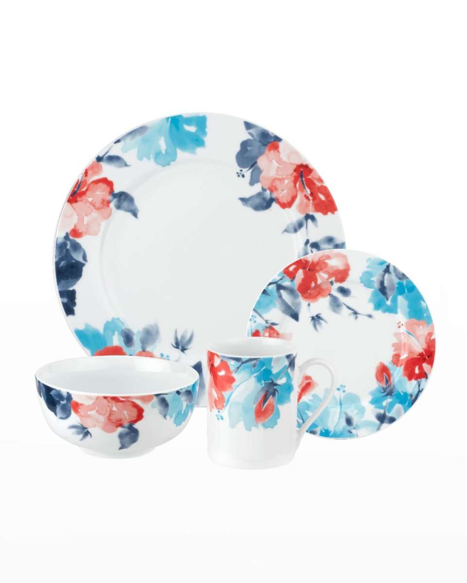 16-Piece Floral Breeze Dinnerware Set