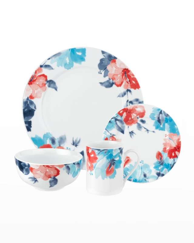 16-Piece Floral Breeze Dinnerware Set