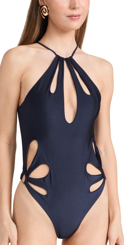 Cult Gaia Roberta One Piece Evening Blue