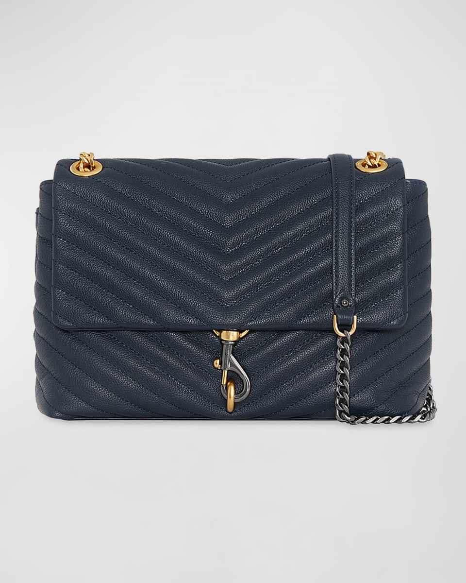 Edie Flap Quilted Leather Shoulder Bag