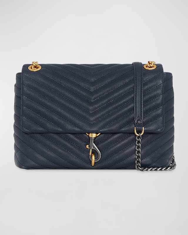 Edie Flap Quilted Leather Shoulder Bag