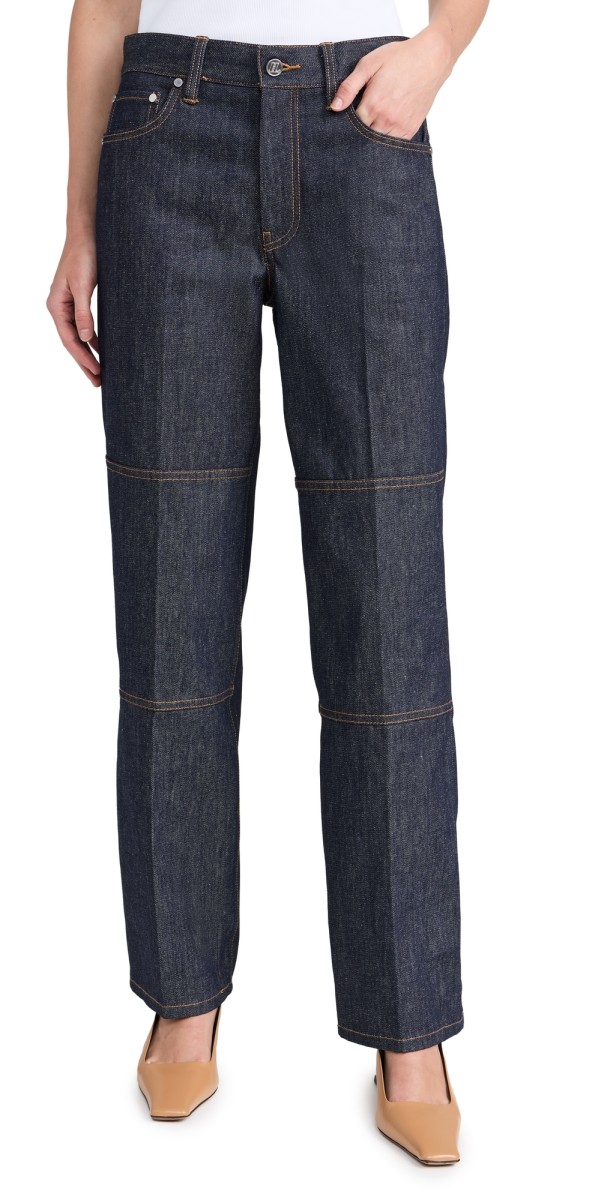 Helmut Lang Zip Carpenter Jeans Raw Indigo