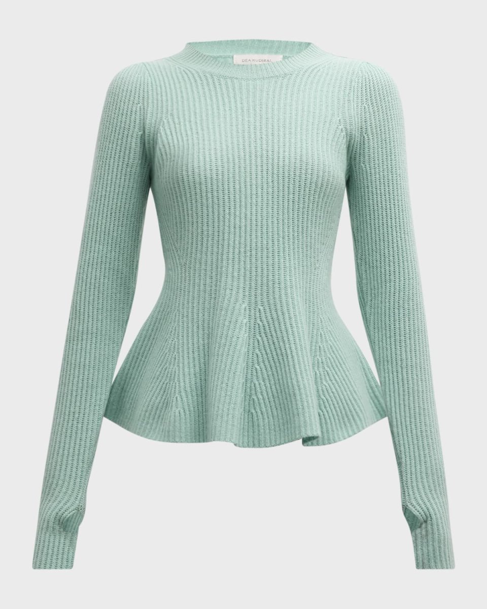 Sugar Cashmere Peplum Sweat