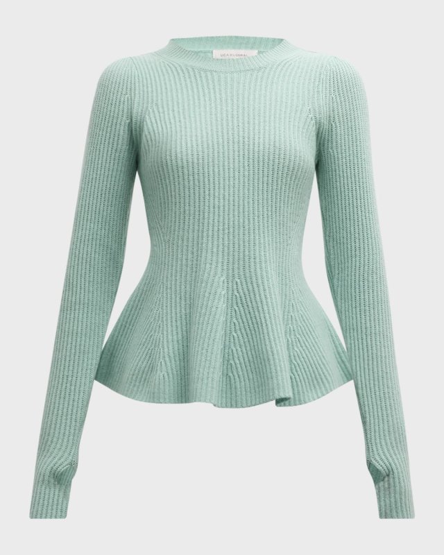 Sugar Cashmere Peplum Sweat