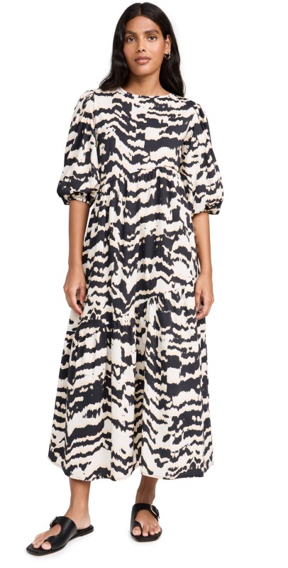 The Lulo Project Armenia Dress Ocelot Natural