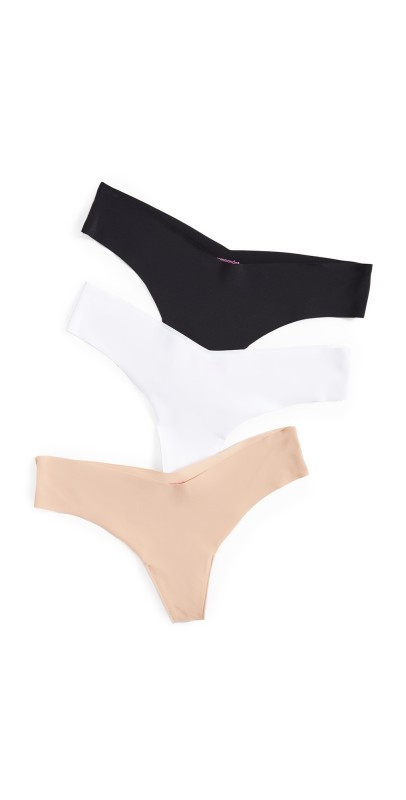 Commando Classic Thong 3-Pack Black/Beige/White