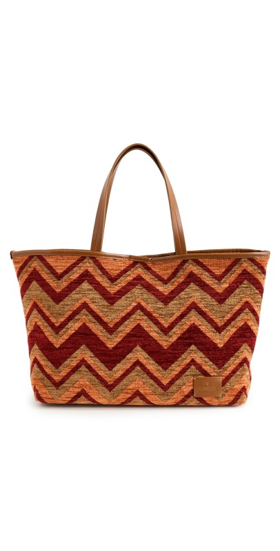 Missoni Small Shopping Tote Tramonto Cuoio