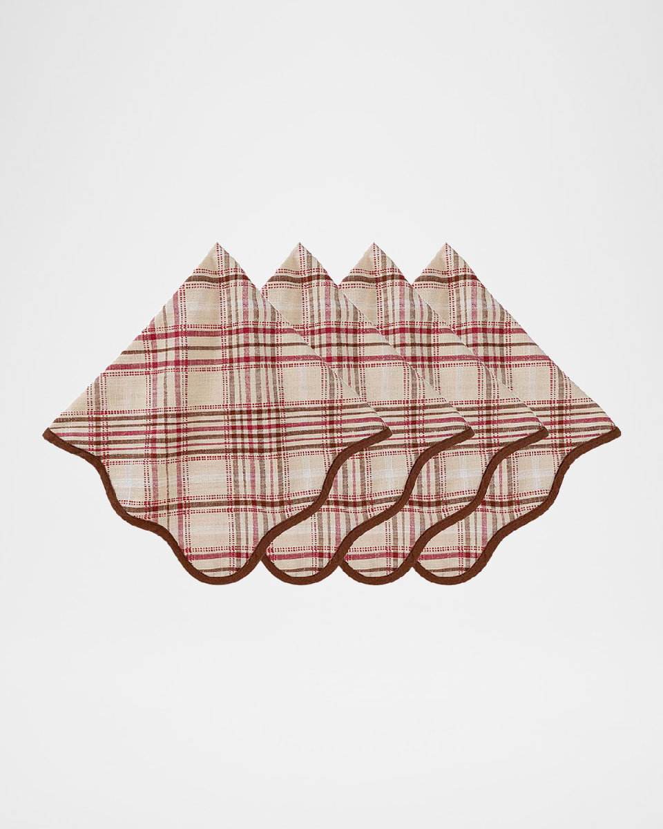 Harvest Tartan Napkins, Set of 4