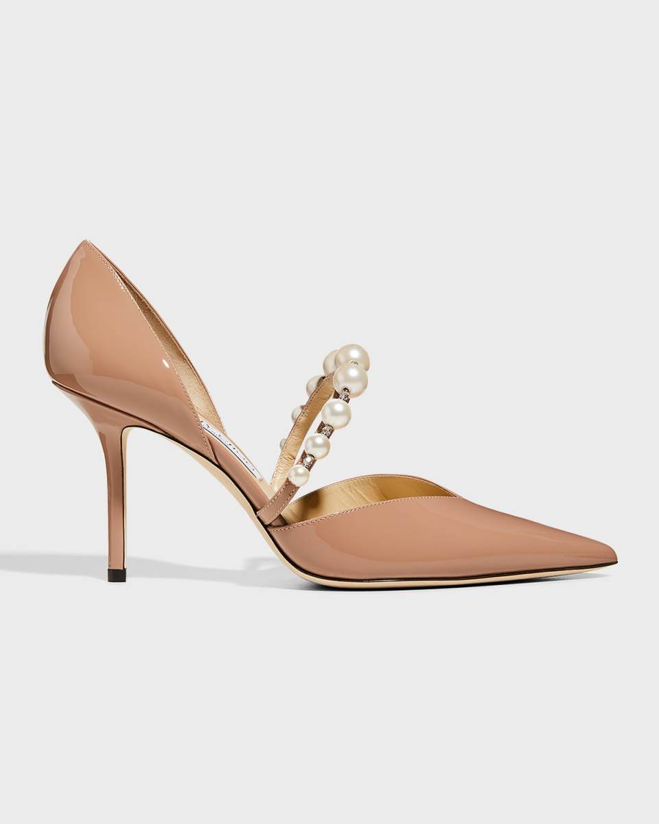 Aurelie d'Orsay Pearly Band Pumps