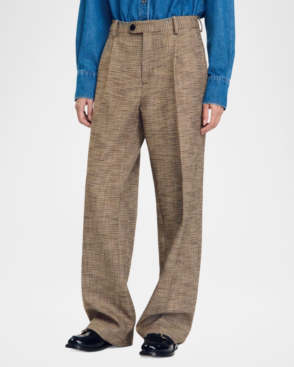 Jussieu Micro Houndstooth Pants