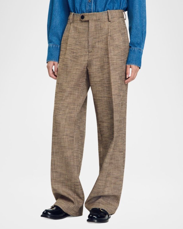 Jussieu Micro Houndstooth Pants
