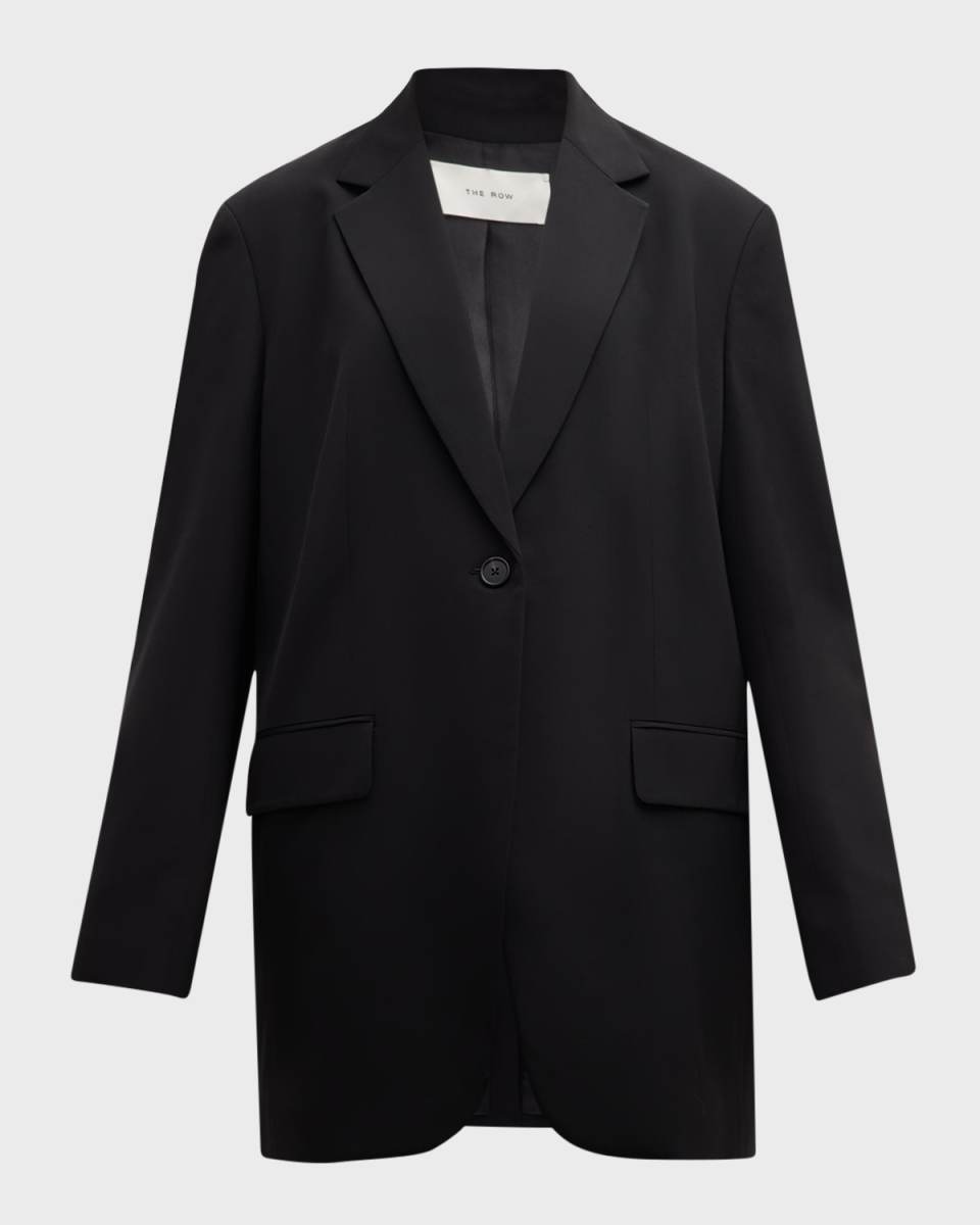 Obine Oversized Single-Breasted Jacket