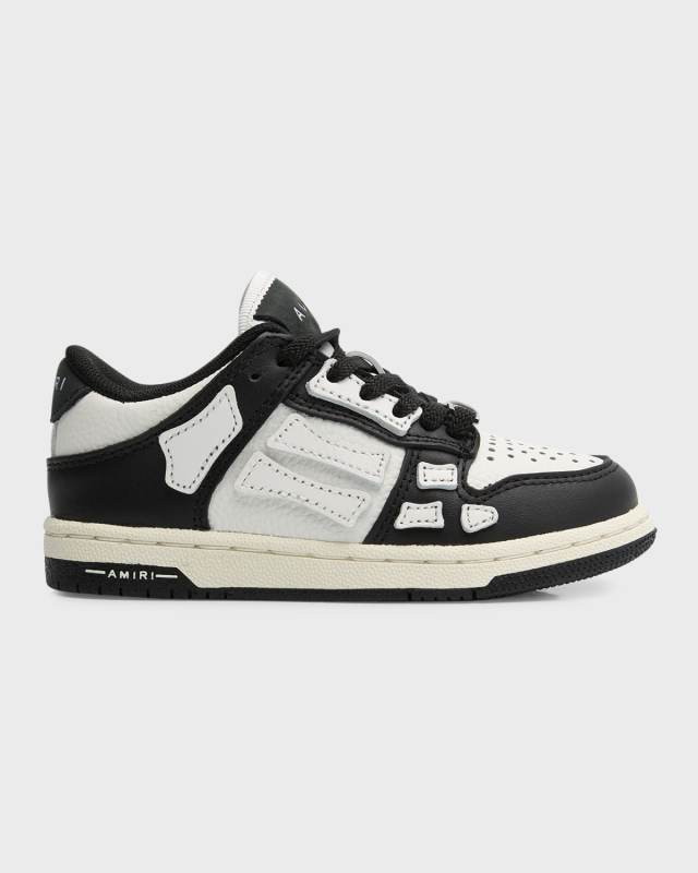 Kid's Skel Low-Top Leather Sneakers