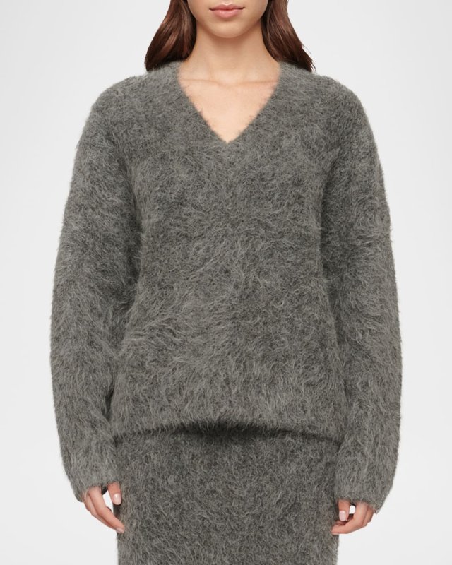 Sasha Fluffy Knit Sweater