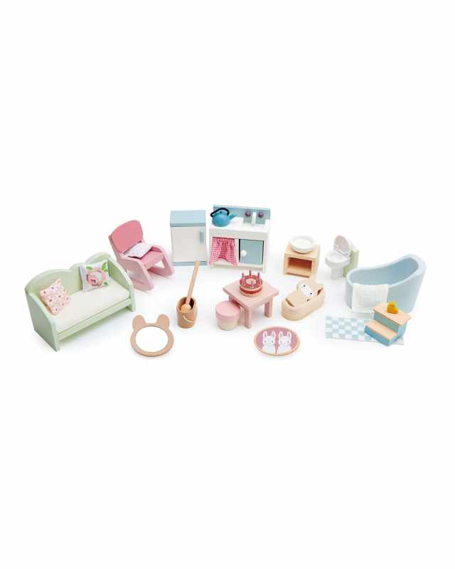 Kid's Countryside Dollhouse Furniture Set