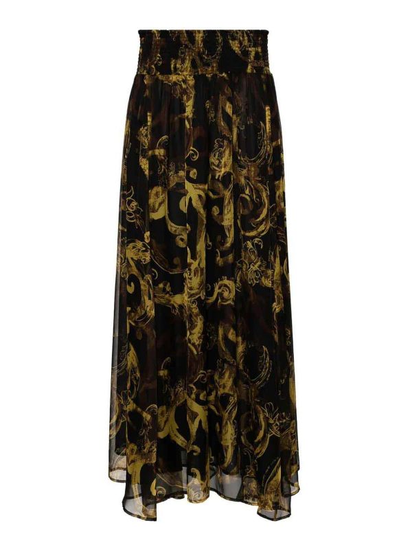 Versace Jeans Couture Jupe Midi - Noir