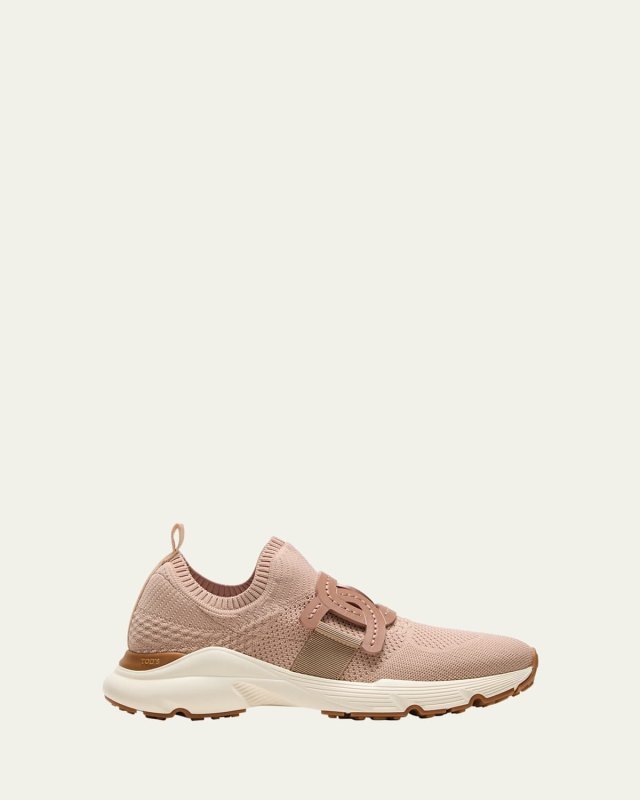 Stretch Knit Sport Slip-On Sneakers
