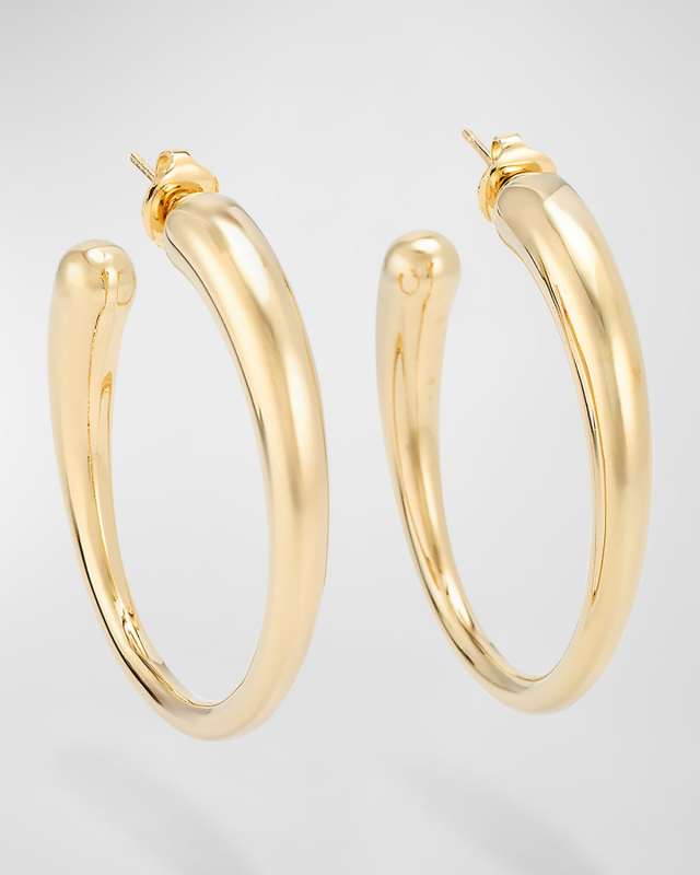 Gold Degrade Hoop Earrings