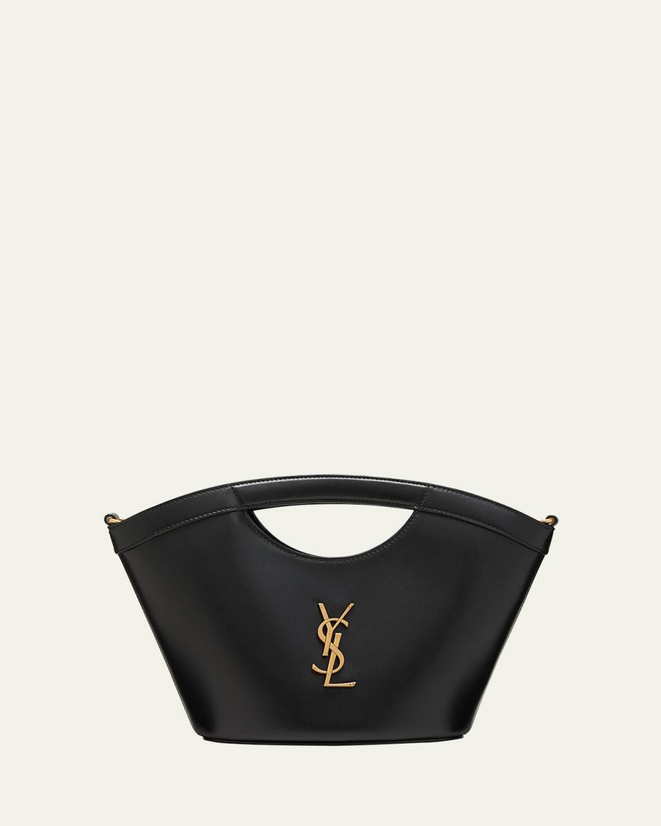 Mini YSL Top-Handle Bag in Leather