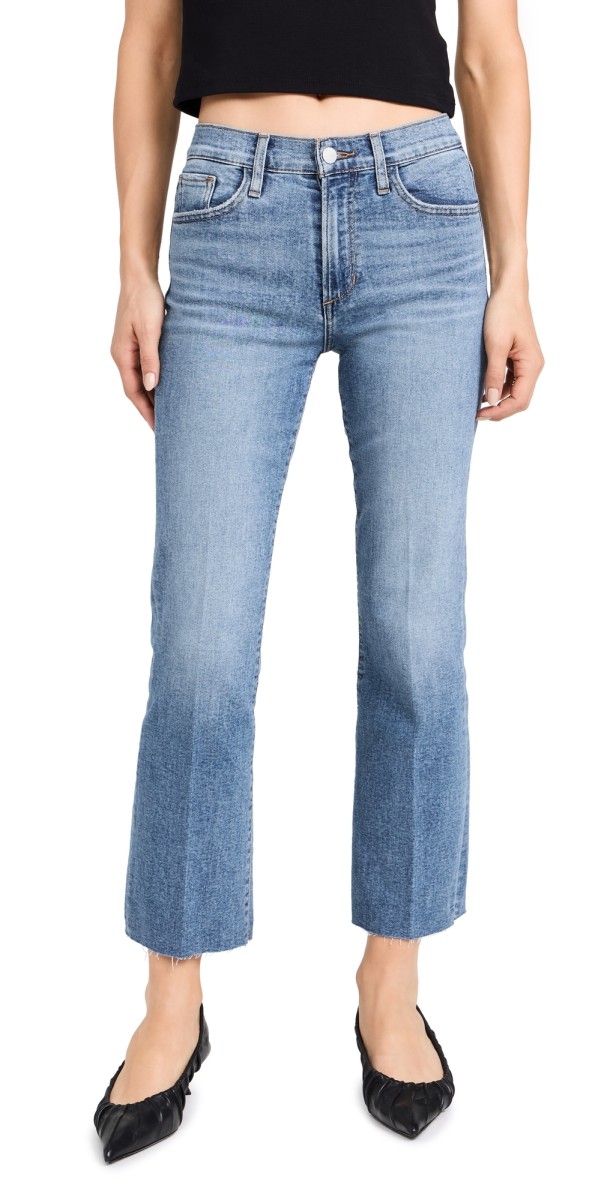 Joe's Jeans The Callie Cropped Bootcut Jeans with Raw Hem Carpe Diem