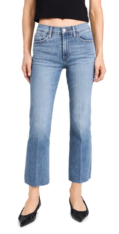 Joe's Jeans The Callie Cropped Bootcut Jeans with Raw Hem Carpe Diem