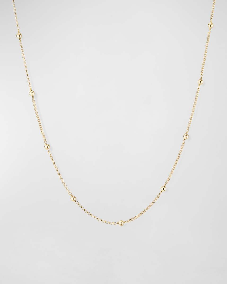 Cable Collectibles Turquoise Necklace, 36"L