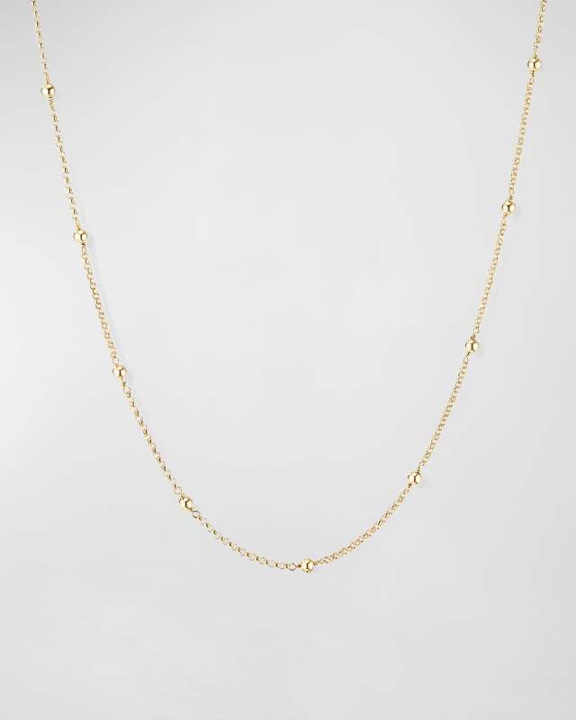 Cable Collectibles Turquoise Necklace, 36"L