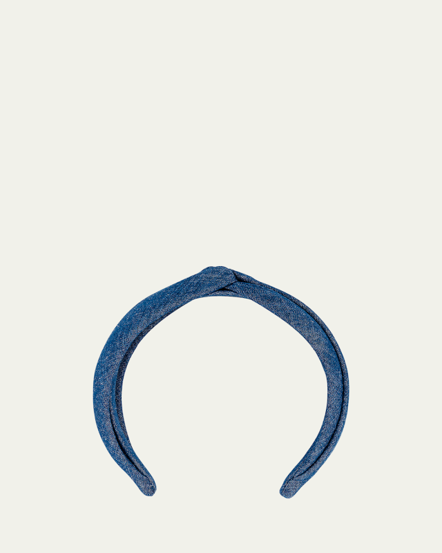 Denim Knot Headband
