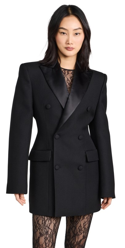 WARDROBE. NYC Sculpted Blazer Dress Black