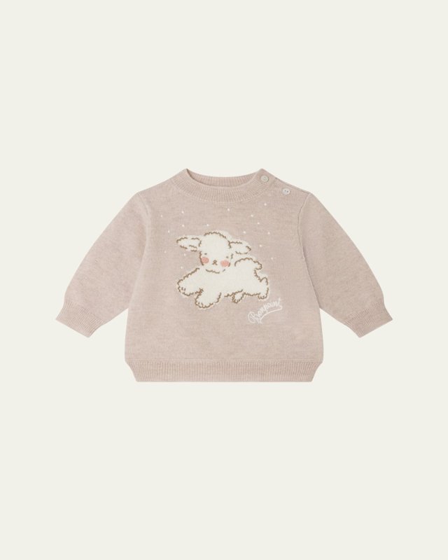 Girl's Almire Little Lamb Sweatshirt, Size 12M-3