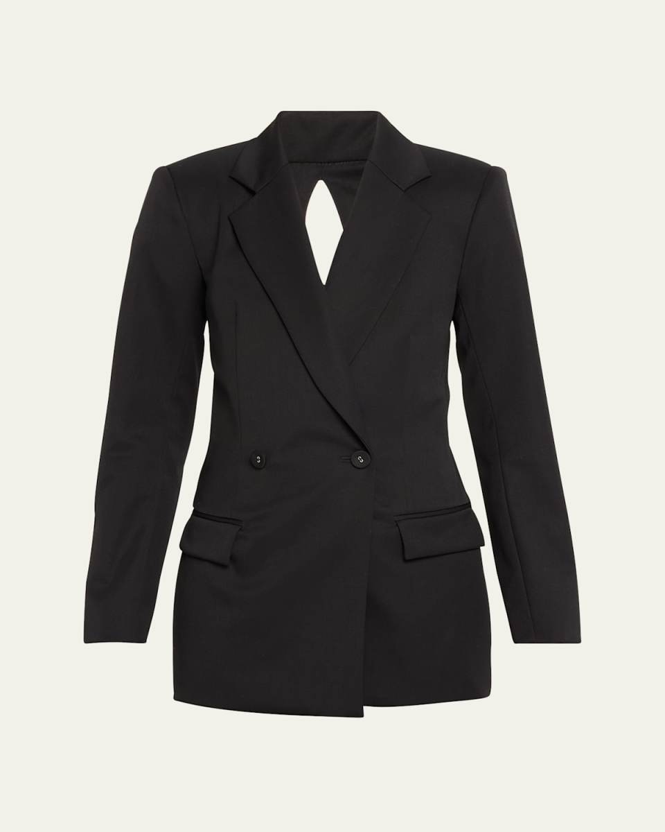 The Riley Blazer Jacket with Split Back