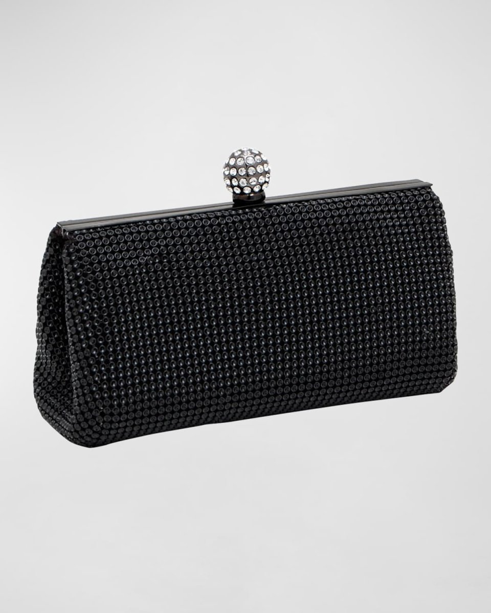 Crystal Ball Embellished Clutch Bag