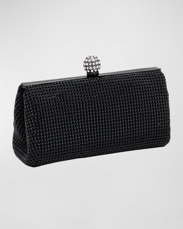 Crystal Ball Embellished Clutch Bag