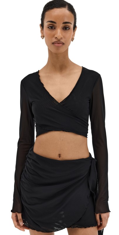 Good Americanesh Button Up Long Sleeve Black001