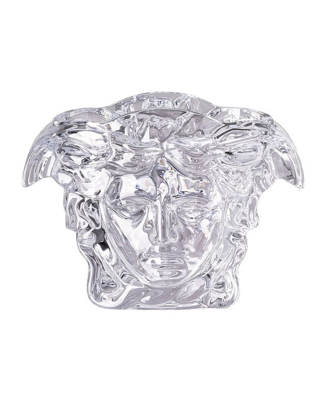 Medusa Grande Vase in Crystal - 6"