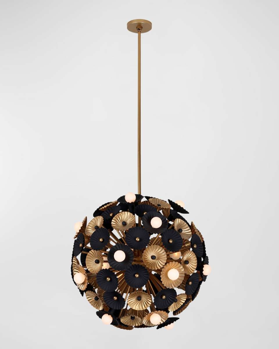 Damask 28-Light Orb Chandelier