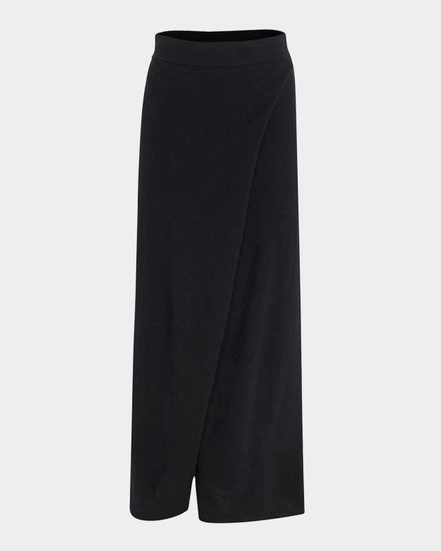 Cashmere Wrap Maxi Skirt