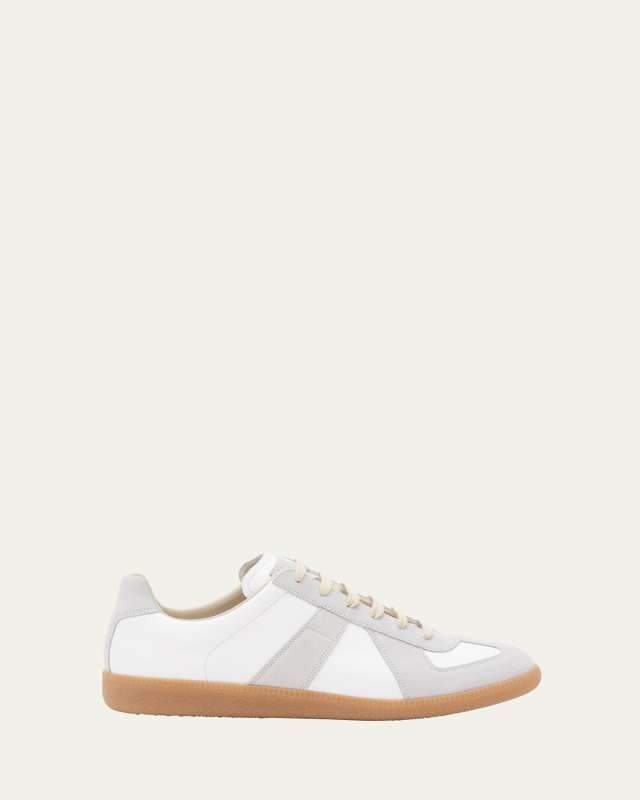 Replica Suede & Leather Sneakers