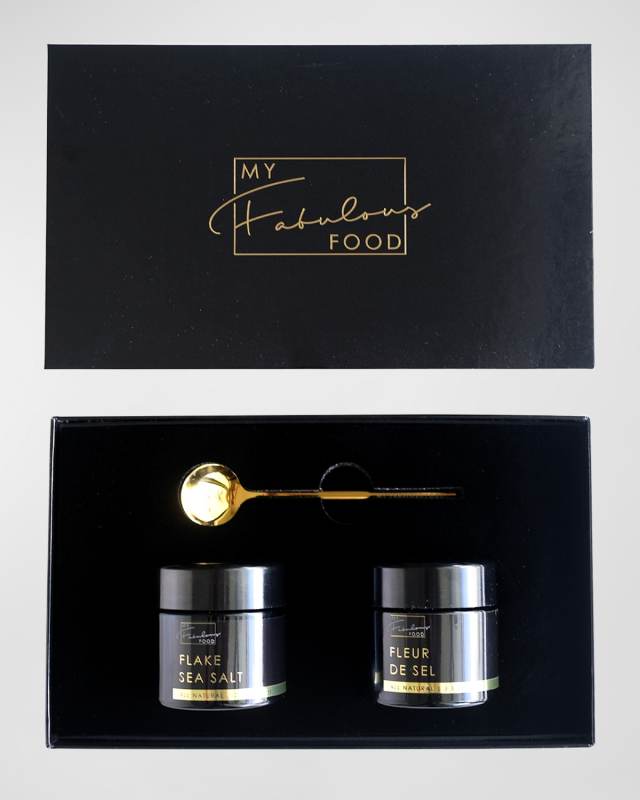 Luxury Fleur de Set & Flake Sea Salt Duo