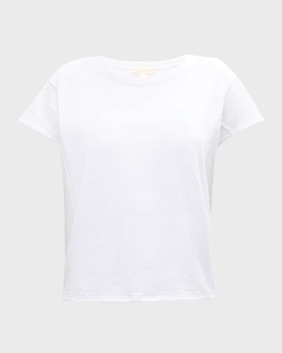Crewneck Organic Cotton French Terry Top