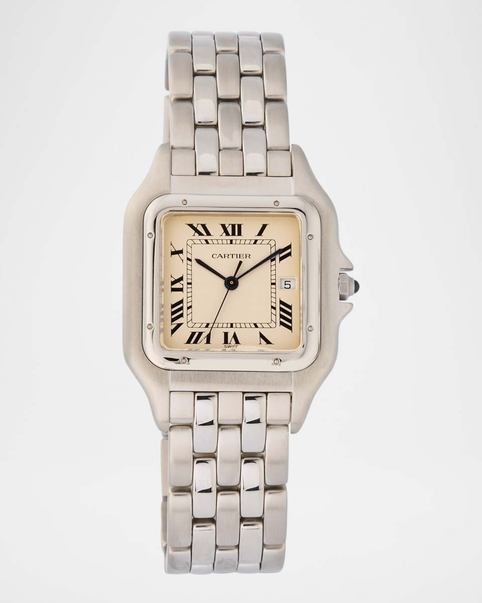 Cartier Stainless Steel Panthere 31mm Vintage 1990s Watch