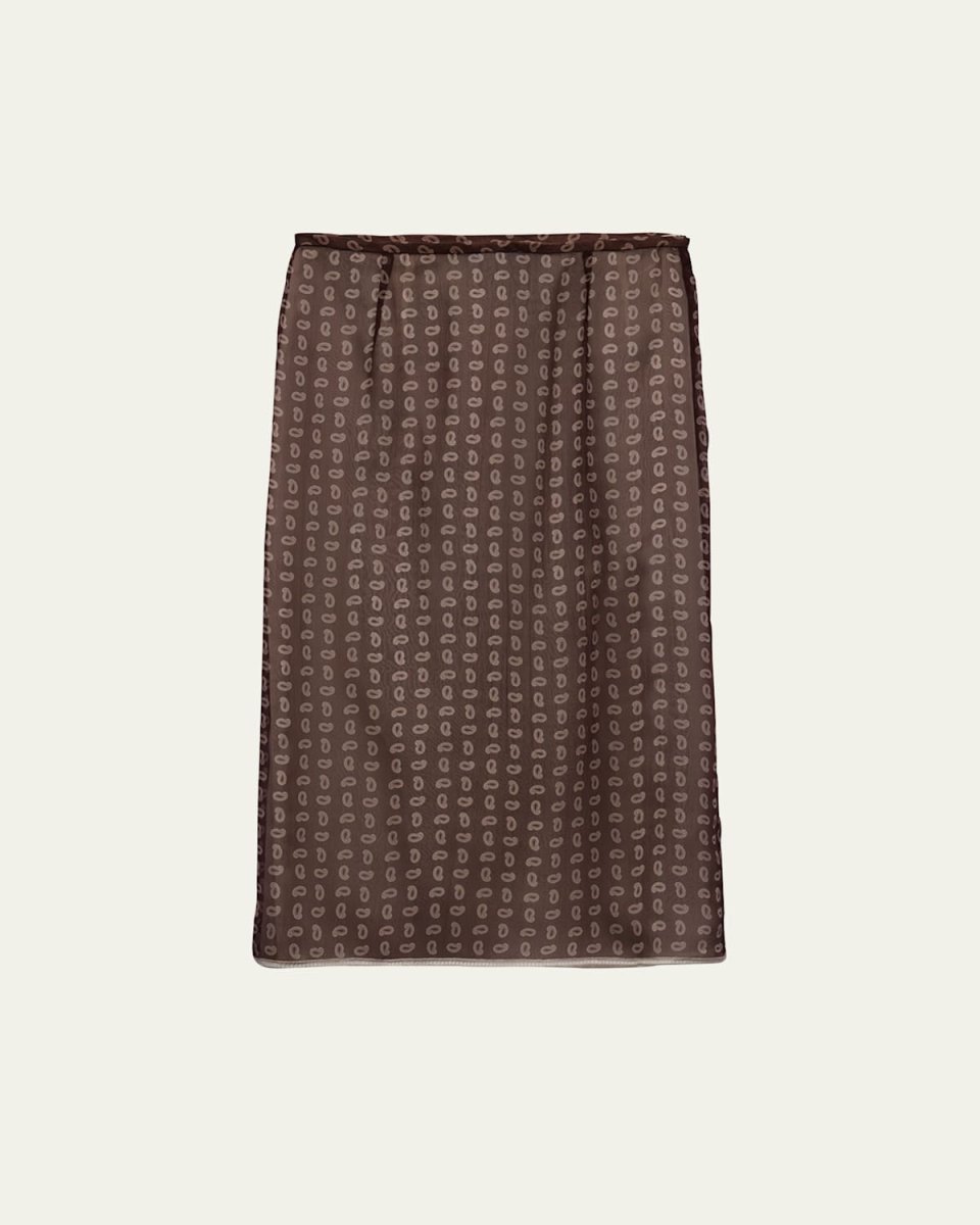 Paisley Chiffon Skirt