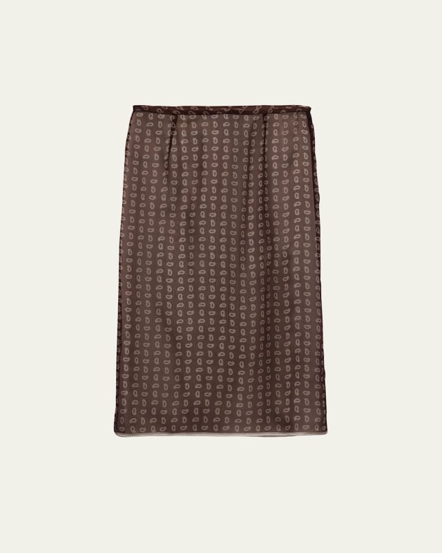 Paisley Chiffon Skirt