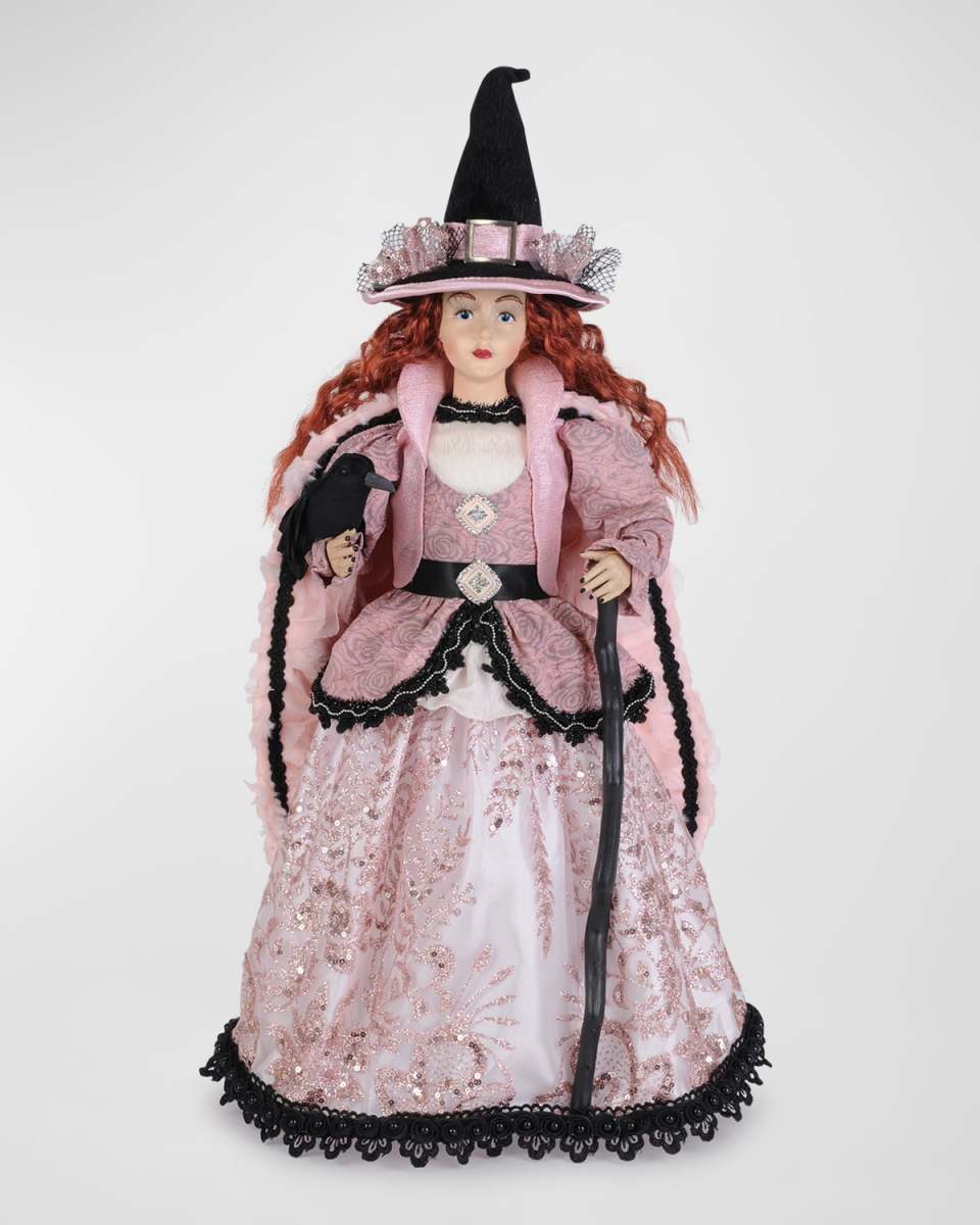 Rose Witch Halloween Decor