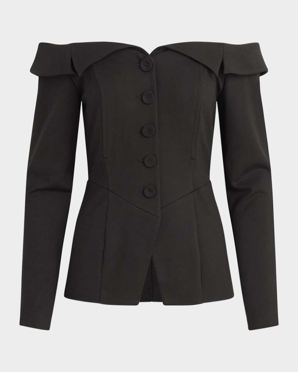 The Irina Off-Shoulder Jacket
